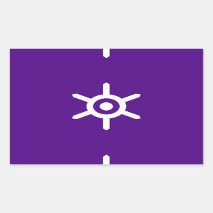 Adesivo Retangular Bandeira da prefeitura de Tokyo, Japão