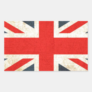Adesivo Retangular Bandeira da União Britânica