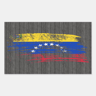 Adesivo Retangular Bandeira da Venezuela legal design