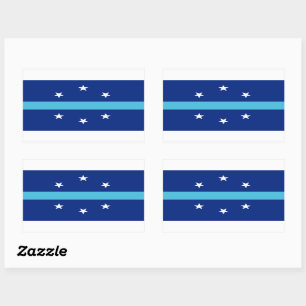 Adesivo Retangular Bandeira de Anaheim, Califórnia