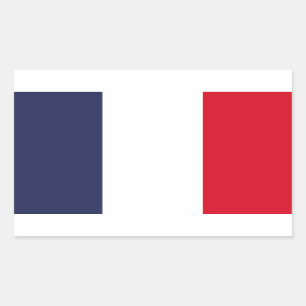 Adesivo Retangular Bandeira de France