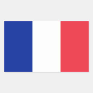 Adesivo Retangular Bandeira de France