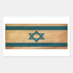 Adesivo Retangular Bandeira de Israel