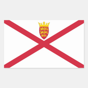 Adesivo Retangular Bandeira de Jersey