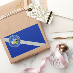 Adesivo Retangular Bandeira de Las Vegas (Nevada)