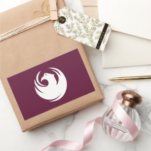 Adesivo Retangular Bandeira de Phoenix (Arizona)