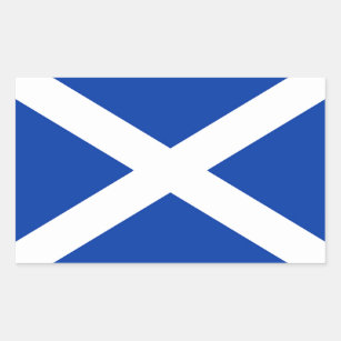 Adesivo Retangular Bandeira de Scotland Saltire - imagem de alta