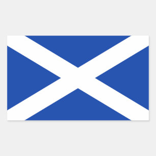 Adesivo Retangular Bandeira de Scotland Saltire - imagem de alta