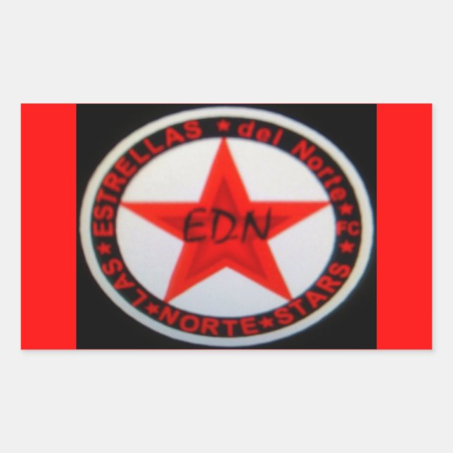 Adesivo Retangular bandeira do clube (Frente)