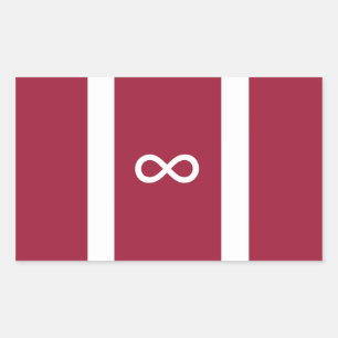 Adesivo Retangular Bandeira do orgulho do autismo