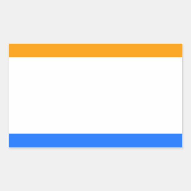 Adesivo Retangular Bandeira do Príncipe (Frente)