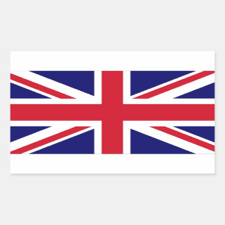 Adesivo Retangular Bandeira do Reino Unido