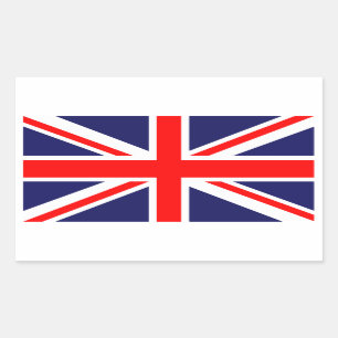 Adesivo Retangular Bandeira do Reino Unido
