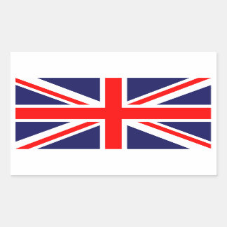 Adesivo Retangular Bandeira do Reino Unido