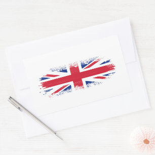 Adesivo Retangular bandeira do Reino Unido