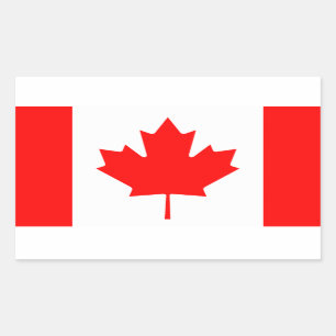 Adesivo Retangular bandeira do "rota Nova Escócia de Canadá da