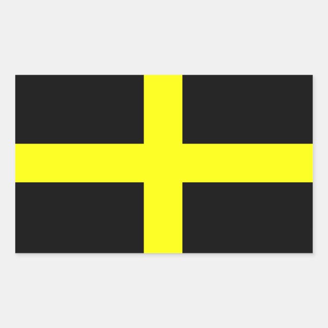 Adesivo Retangular Bandeira do Santo David (Frente)