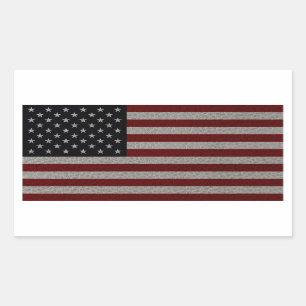 Adesivo Retangular Bandeira dos EUA