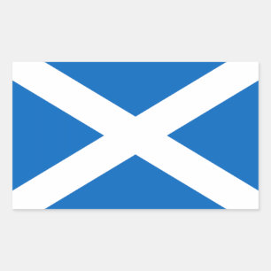 Adesivo Retangular Bandeira escocesa