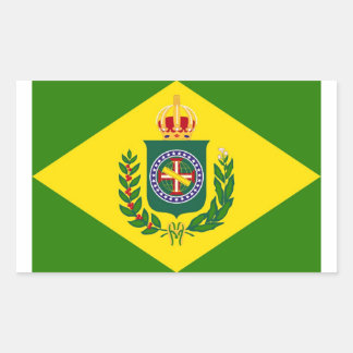 Adesivo Retangular Bandeira Império