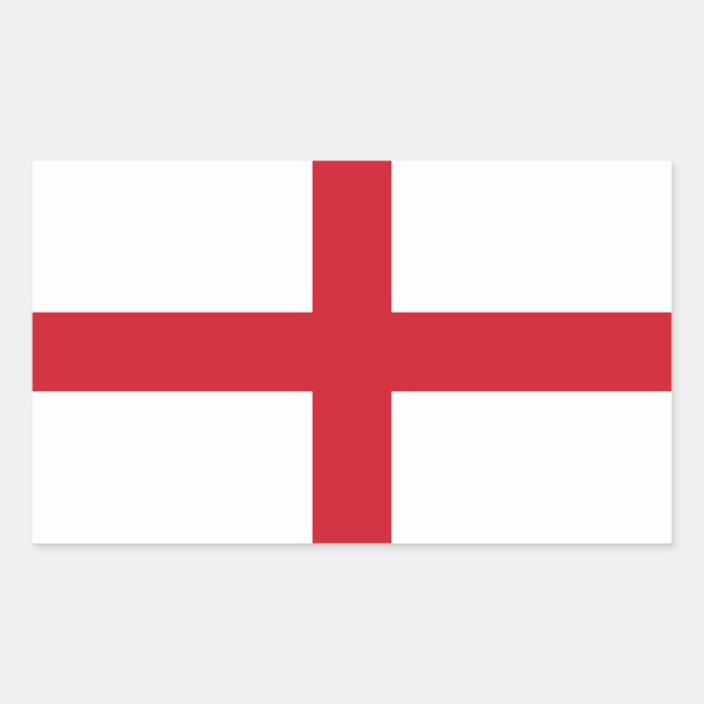 Adesivo Retangular bandeira inglesa (Frente)