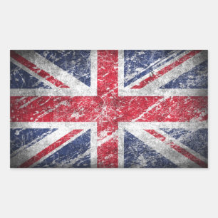 Adesivo Retangular bandeira inglesa