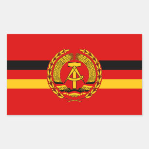 Adesivo Retangular Bandeira naval do marinho oriental (1960-1990)