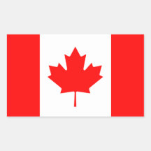 Bandeira patriótica no Canadá