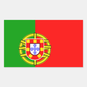 Adesivo Retangular bandeira portuguesa