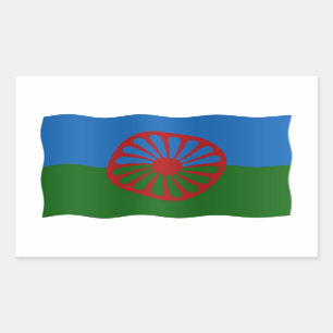 Adesivo Retangular Bandeira Roma