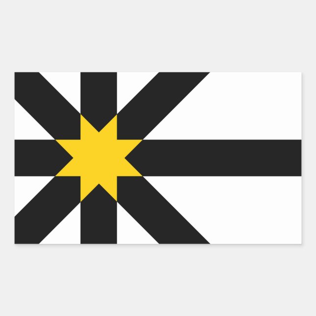 Adesivo Retangular Bandeira Sutherland (Frente)