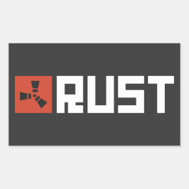Adesivo Retangular Banner do RUST BRWC