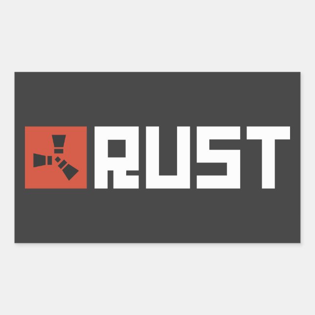 Adesivo Retangular Banner do RUST BRWC (Frente)