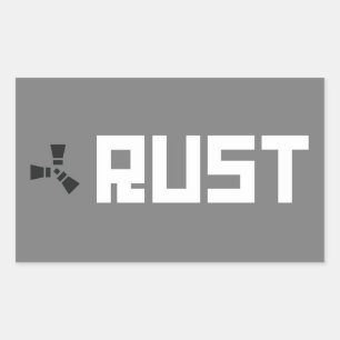 Adesivo Retangular Banner RUST BGWG