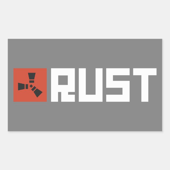 Adesivo Retangular Banner RUST BRWG (Frente)