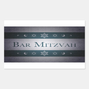 Adesivo Retangular Bar Mitzvah