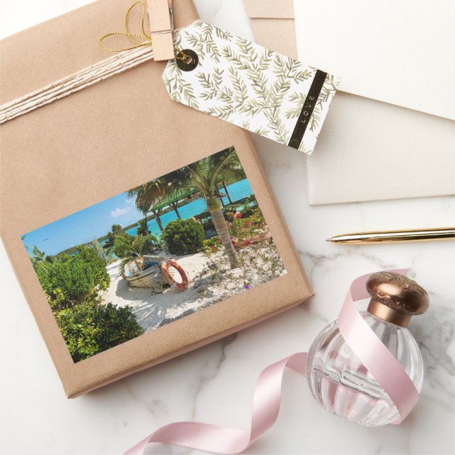 Adesivo Retangular Barcos Atacados (Presentear)