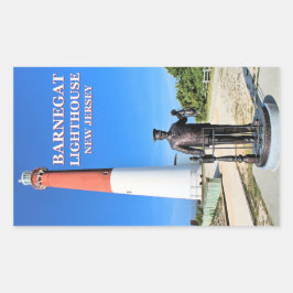 Adesivo Retangular Barnegat Lighthouse, New Jersey Stickers