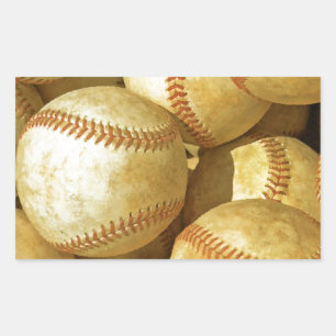 Adesivo Retangular Baseball