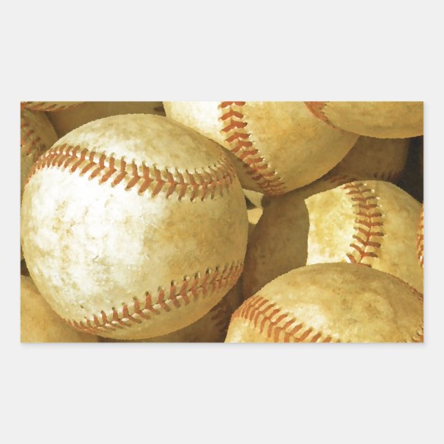 Adesivo Retangular Baseball (Frente)