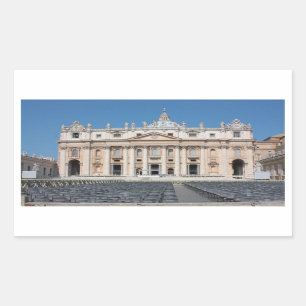 Adesivo Retangular Basílica di San Pietro, Cidade do Vaticano, Roma,