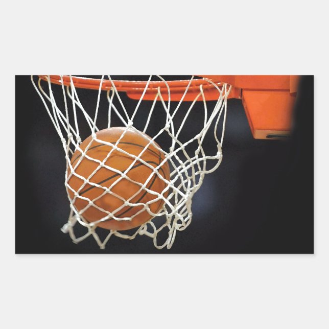 Adesivo Retangular Basquete (Frente)