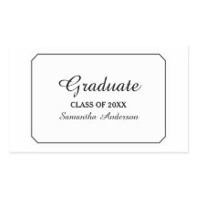 Bastante Elegante De Graduação Branca