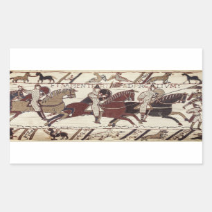 Adesivo Retangular Batalha de Hastings - Cavaleiros Norman