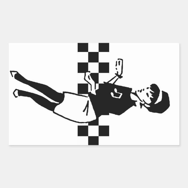 Adesivo Retangular Batida II de Betty (Frente)