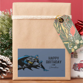 Adesivo Retangular Batman Fists | Feliz Aniversário