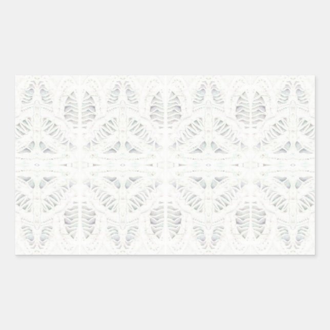 Adesivo Retangular BATTENBURGO Vinhetas de retângulo (Frente)