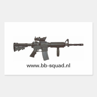 Adesivo Retangular BB-squad sticker