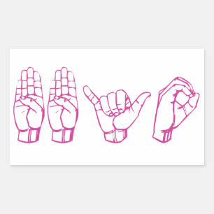 ADESIVO RETANGULAR BBYO ASL