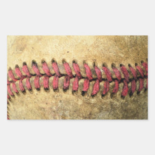 Adesivo Retangular Beisebol Vintage